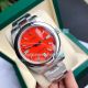 2020 New Replica Rolex Oyster Perpetual 41 Watch Coral Red Dial (1)_th.jpg
